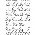 Free Printable Cursive Alphabet Letters | Design: Lettering   Free   Free Printable Cursive Practice