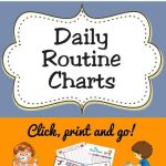 Free Printable Daily Routine Charts For Kids | Acn Latitudes   Children&#039;s Routine Charts Free Printable