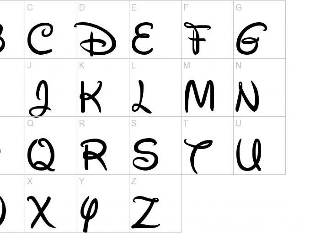 Free Printable Disney Alphabet Letters Free Printable