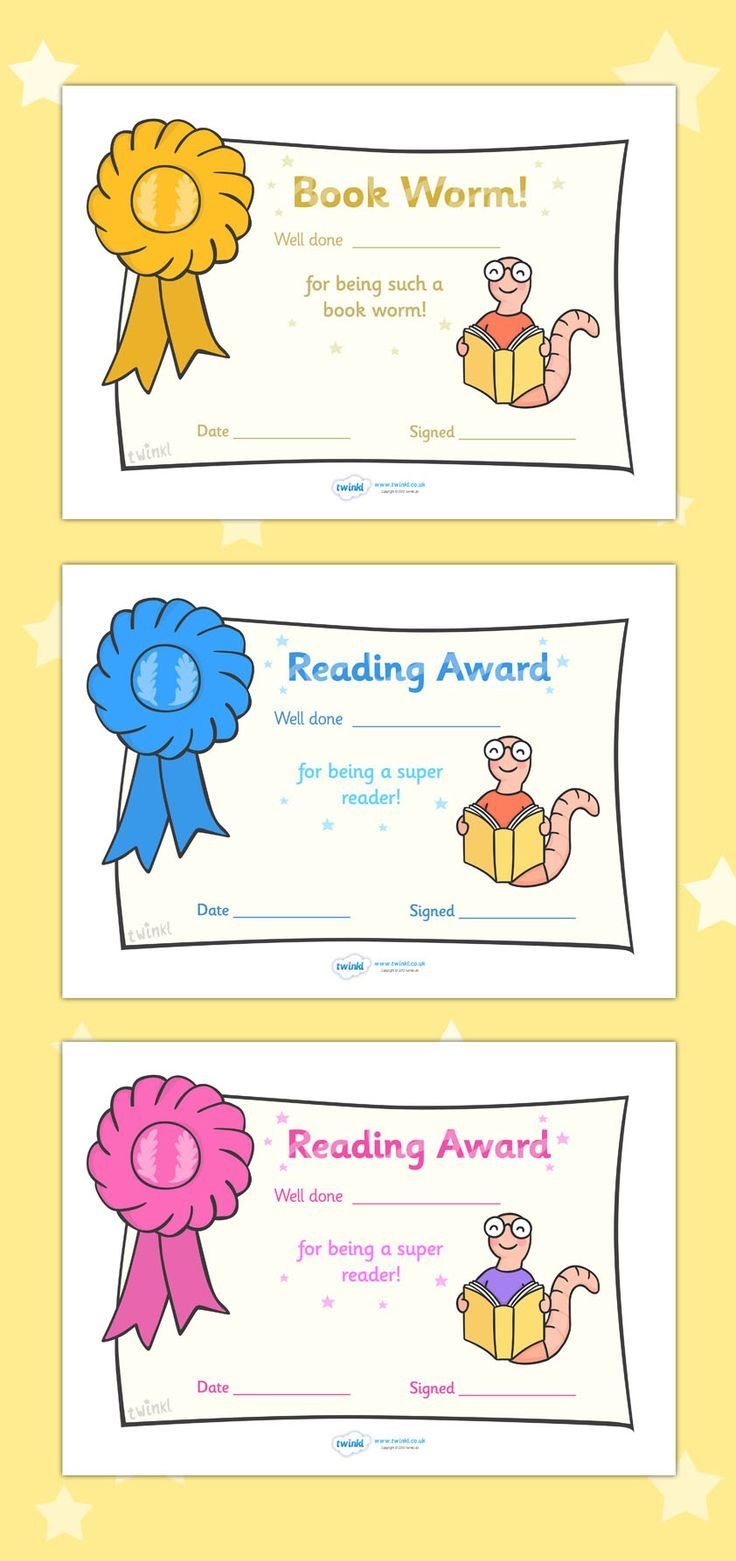 Free Printable Editable Reading Award Certificates … | First Grade - Free Printable Camp Certificates