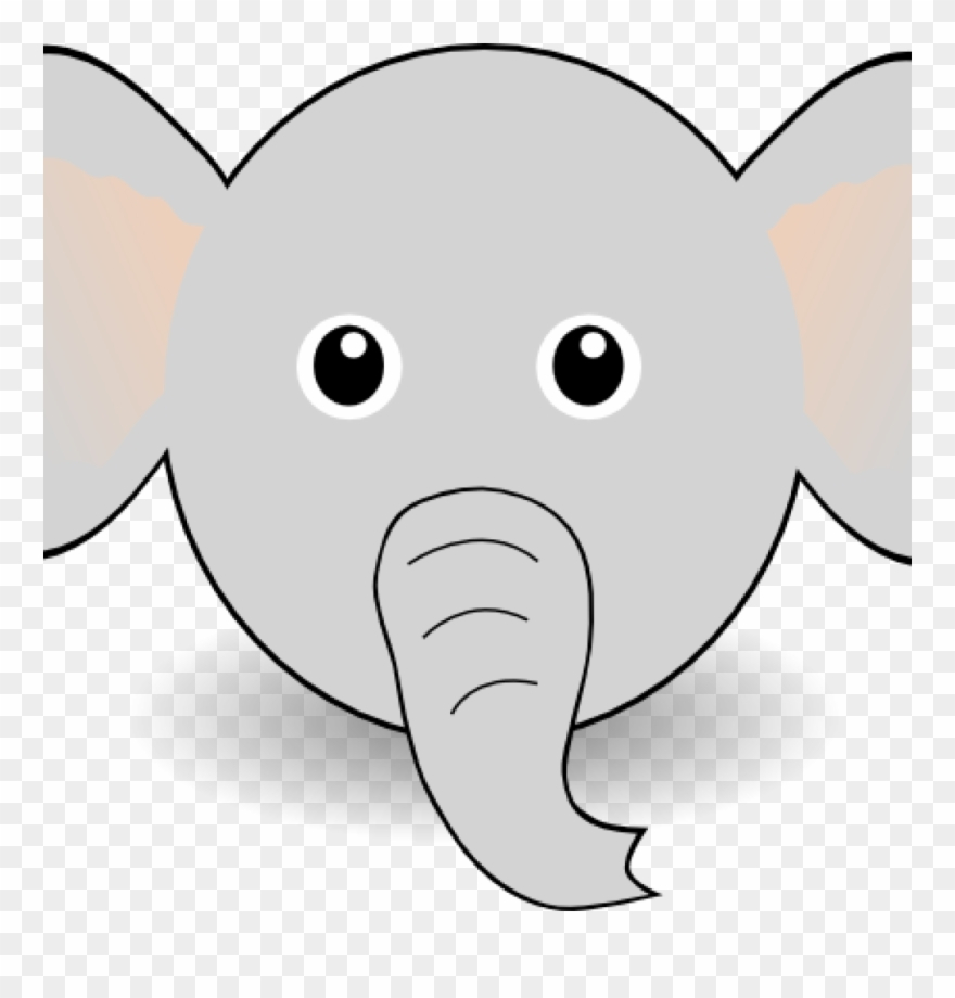 elephant outline printable