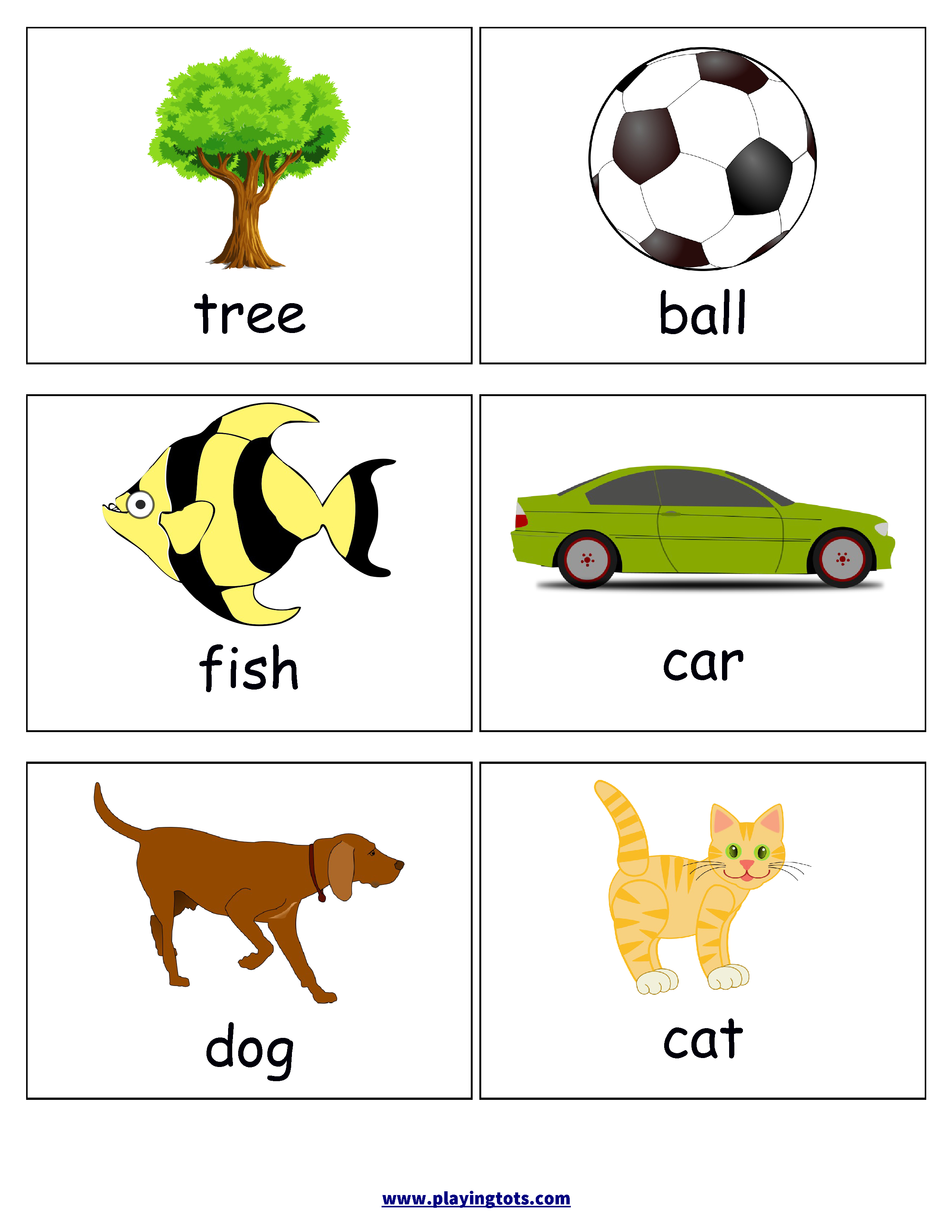 Free Printable Flashcards For Toddlers Printable Free Templates Download