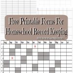 Free Printable Forms For Homeschool Record Keeping | My Blog Posts   Free Printable Parenting Plan