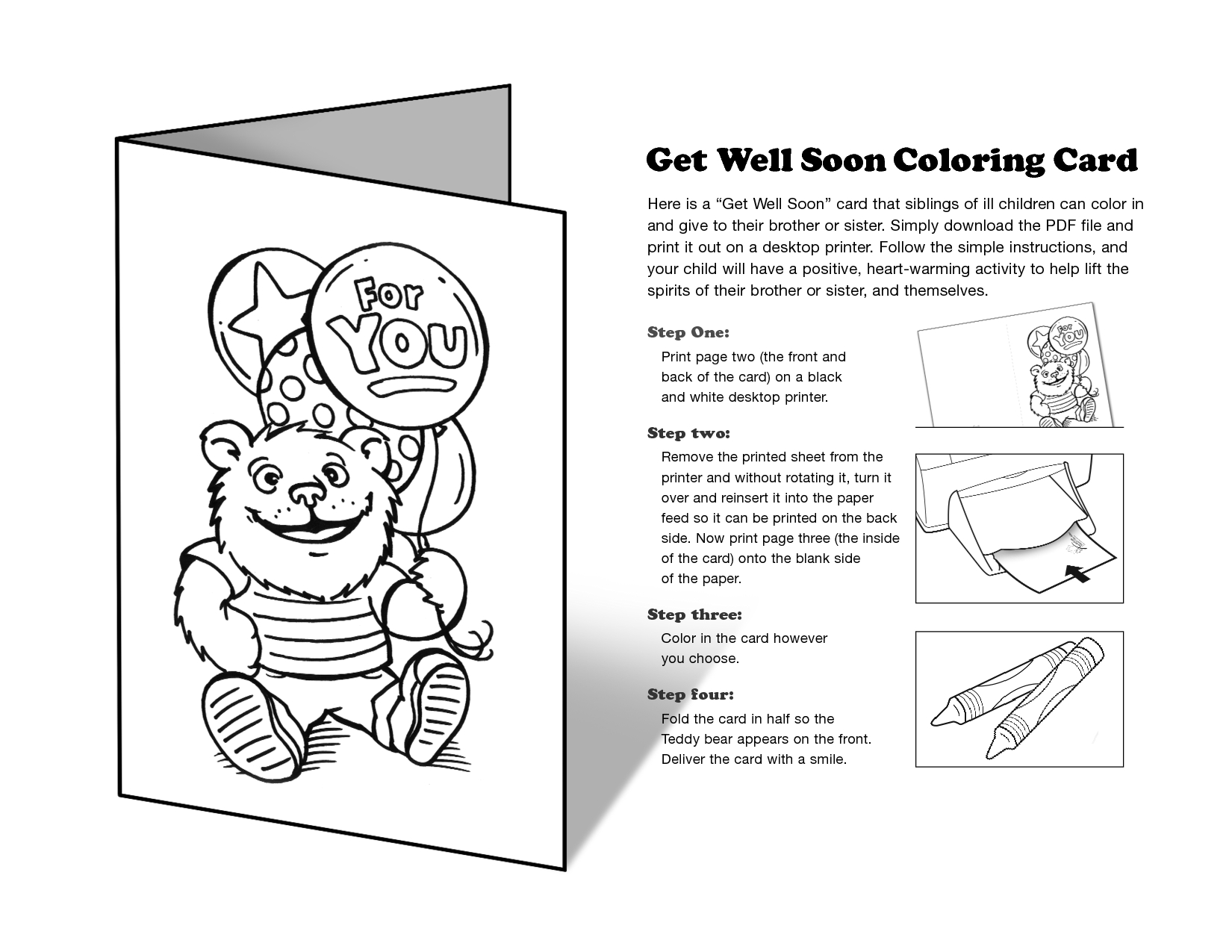 Free Printable Get Well Cards To Color - Printable Cards - Free Printable Get Well Cards To Color