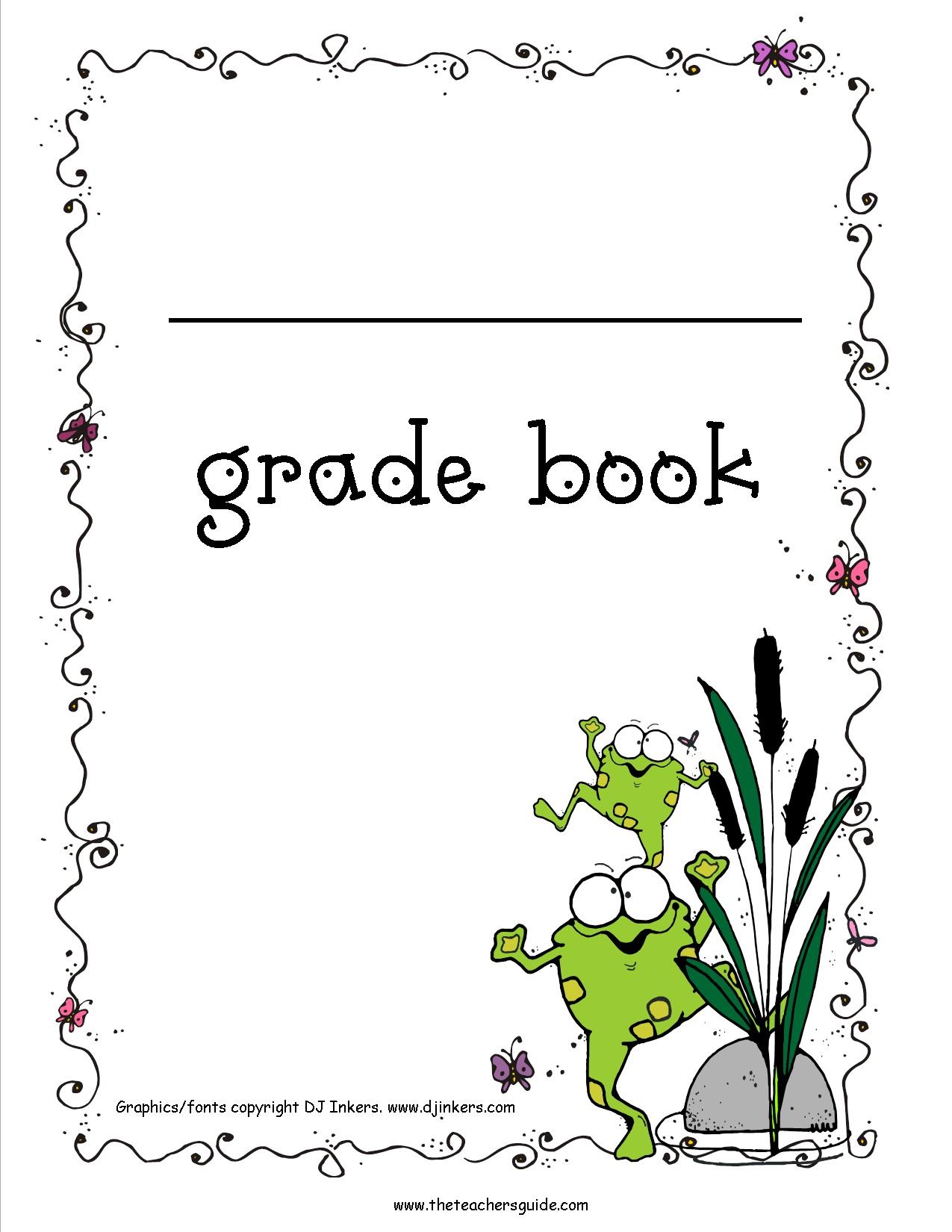 Free Printable Gradebook ~ Excel Templates