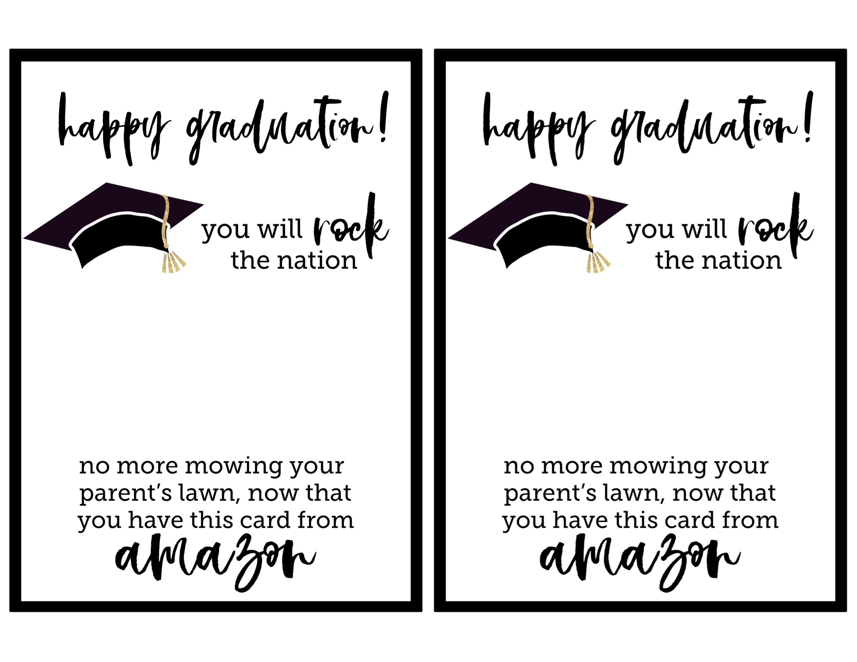 Free Printable Graduation Card - Paper Trail Design - Free Printable Graduation Paper