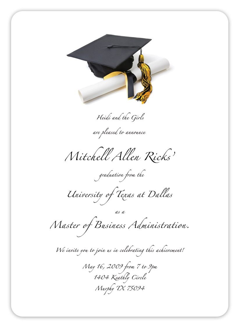 Free Printable Graduation Invitation Templates 2013 2017 - Free Printable Graduation Party Invitations