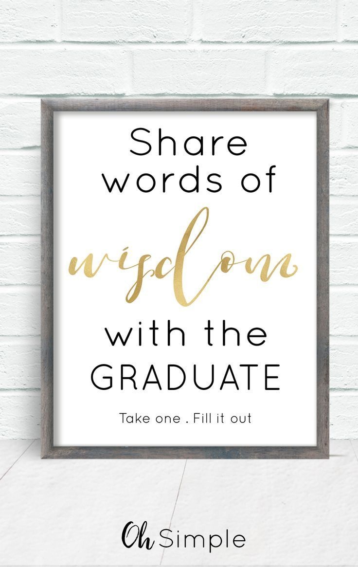 Free Printable Graduation Advice Cards Free Printable