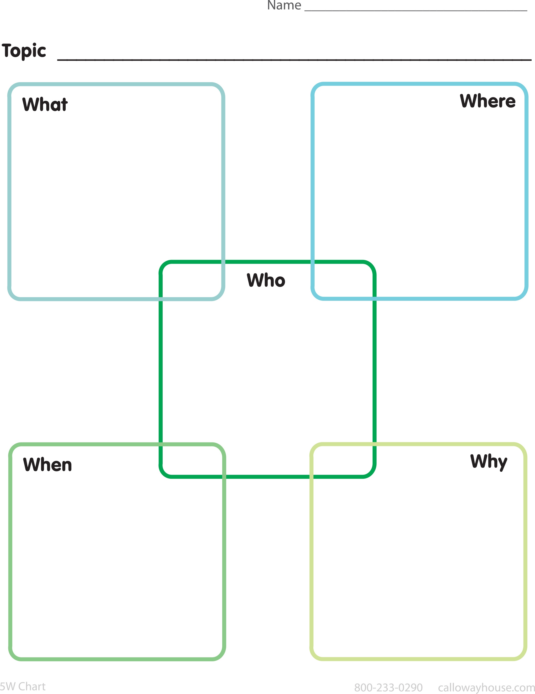 Free Graphic Organizers Printable