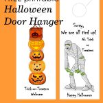 Free Printable Halloween Door Hanger For Your Apartment Community   Halloween Door Hangers Free Printable