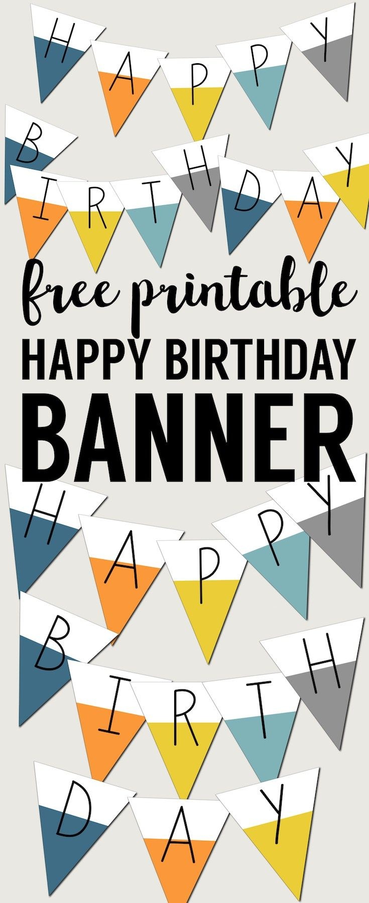 Free Printable Happy Birthday Banner | Preschool | Happy Birthday - Free Printable Happy Birthday Signs