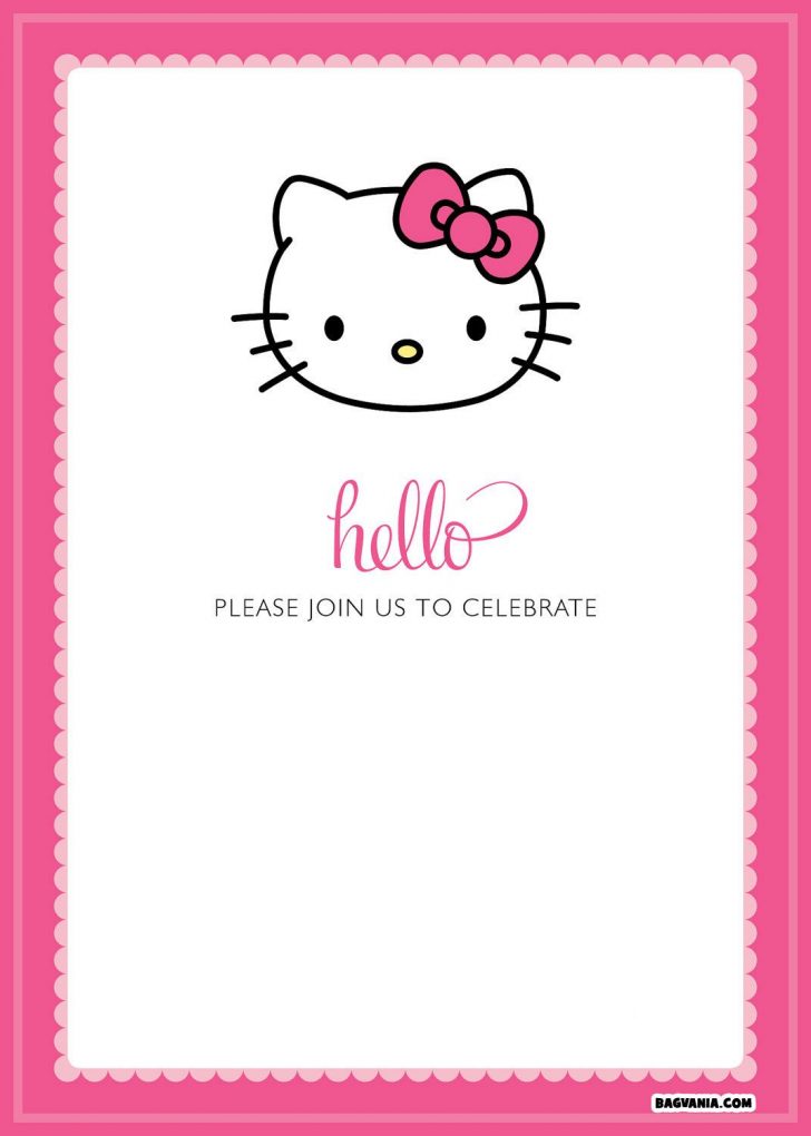 Hello Kitty Birthday Card Printable Free