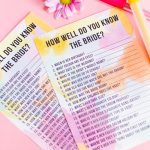 Free Printable 'how Well Do You Know The Bride?' Hen Party & Bridal   How Well Do You Know The Bride Free Printable