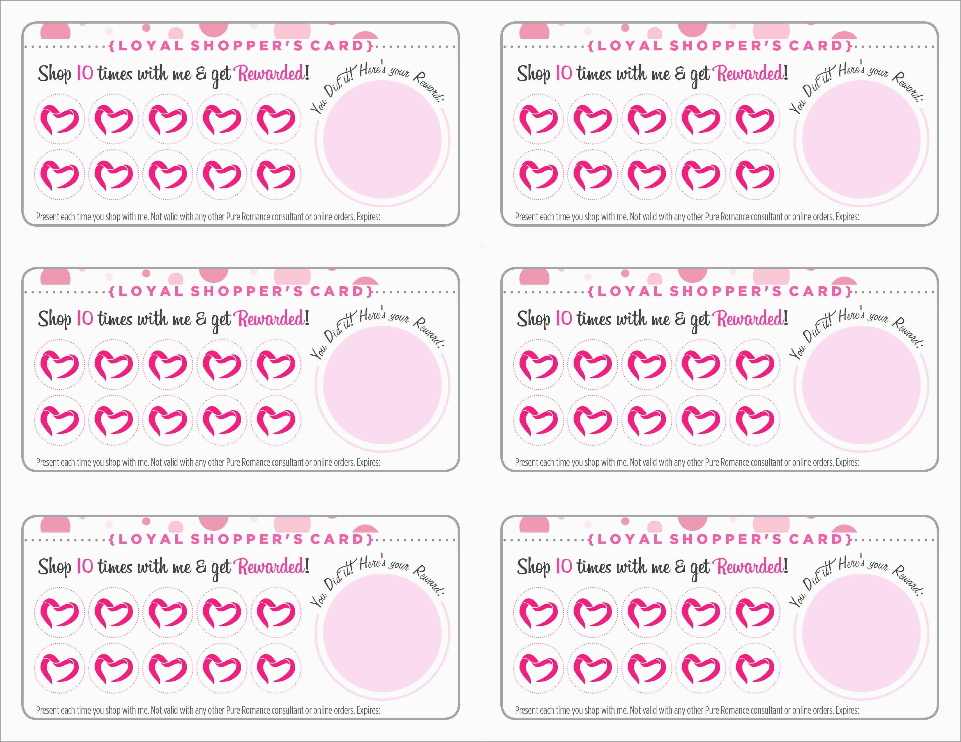 Free Printable Loyalty Card Template Fabulous 10 1 Free Punch Card - Free Printable Loyalty Card Template