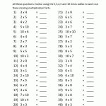 Free Printable Math Sheets Multiplication 2 3 4 5 10 Times Tables 2   Free Printable Maths Worksheets Ks1