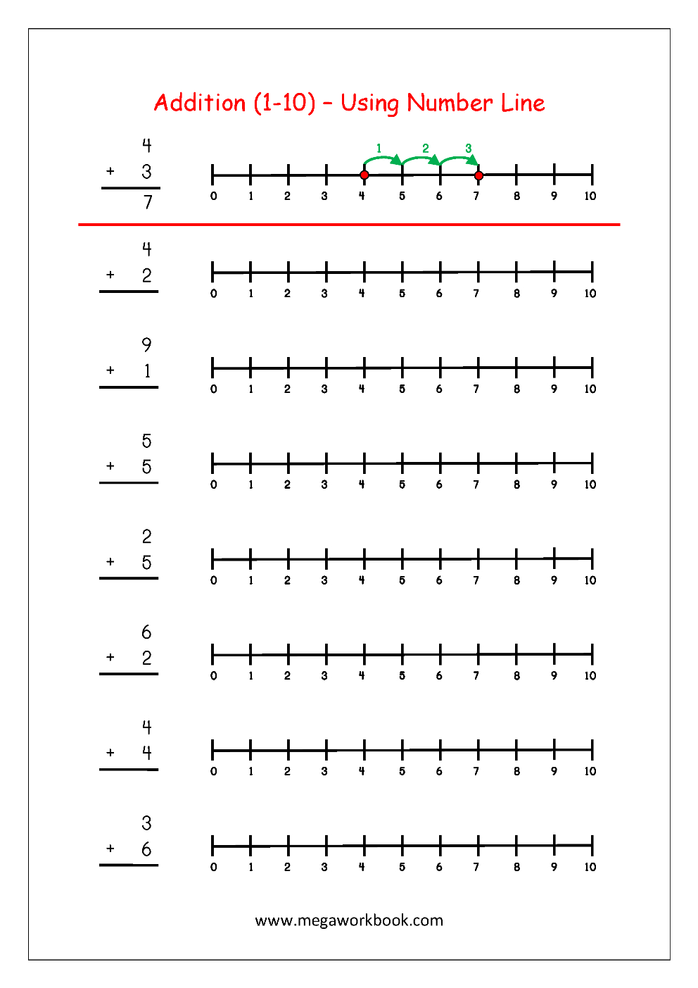 Free Printable Number Line For Kids Free Printable