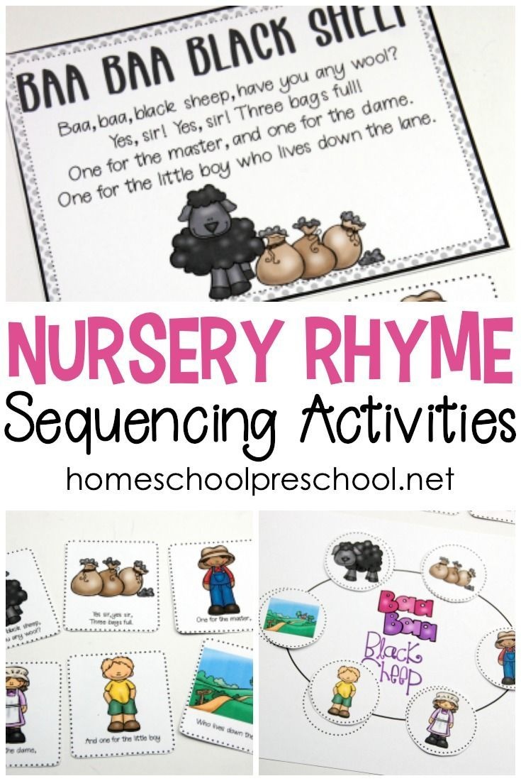 Free Printable Nursery Rhyme Sequencing Cards | All Things - Free Printable Nursery Rhymes
