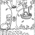 Free Printable Nursery Rhymes Coloring Pages For Kids | Rhyming   Free Printable Nursery Rhymes