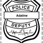 Free Printable Police Badge Template Clipart   Clipartix   Free Printable Badges