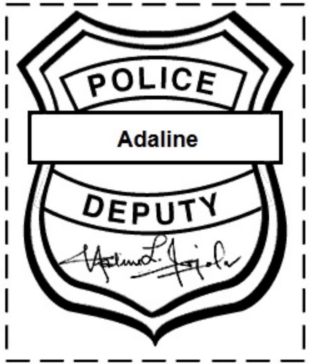 Free Printable Police Badge Template Clipart - Clipartix - Free Printable Badges