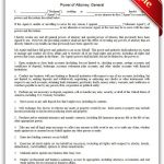 Free Printable Power Of Attorney, General Legal Forms | Free Legal   Free Printable Power Of Attorney Form Washington State