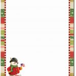 Free Printable Santa Letterhead Paper Christmas Stationery Home   Free Printable Christmas Stationery Paper