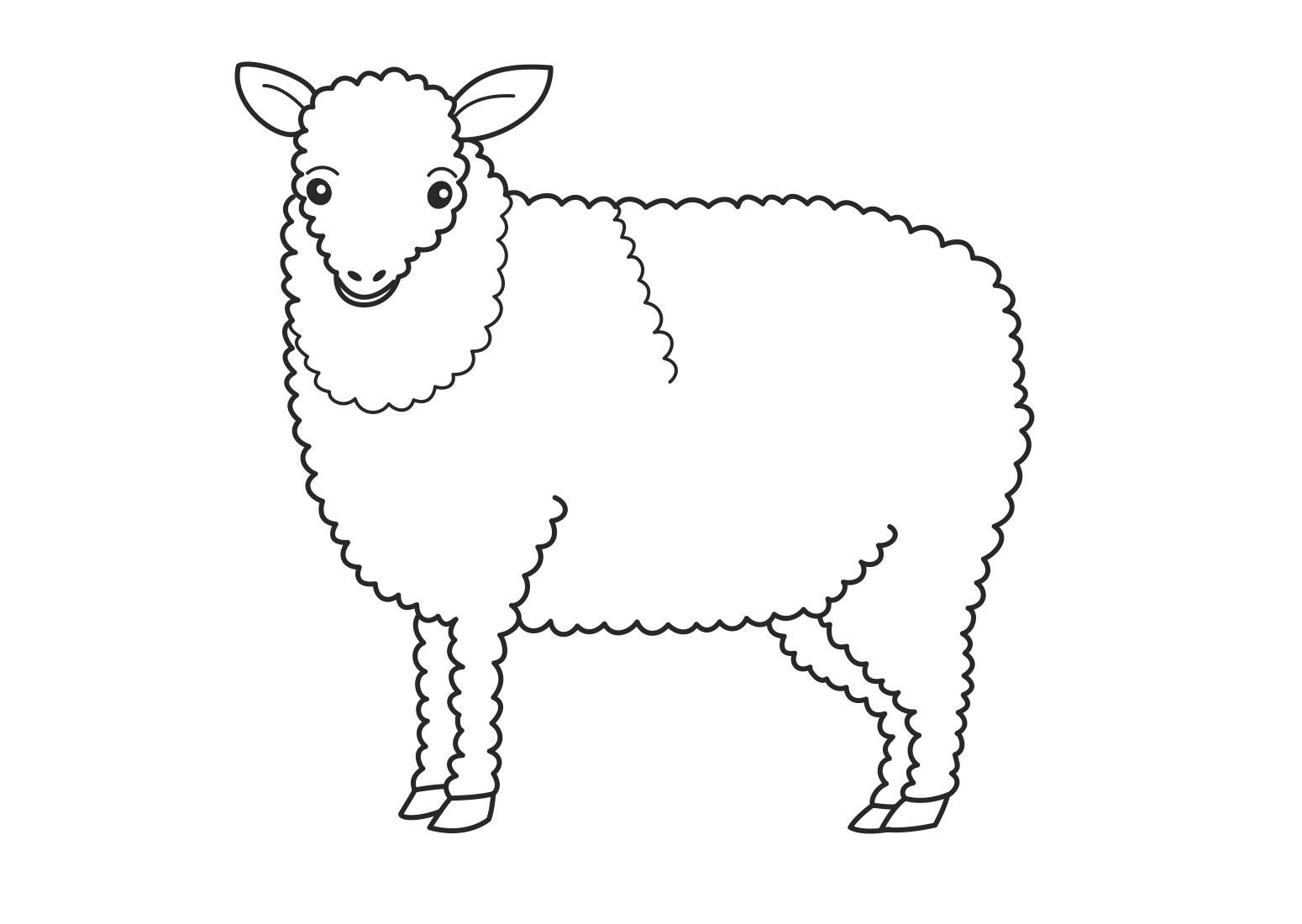 Free Printable Sheep Coloring Pages For Kids - Free Printable Pictures Of Sheep