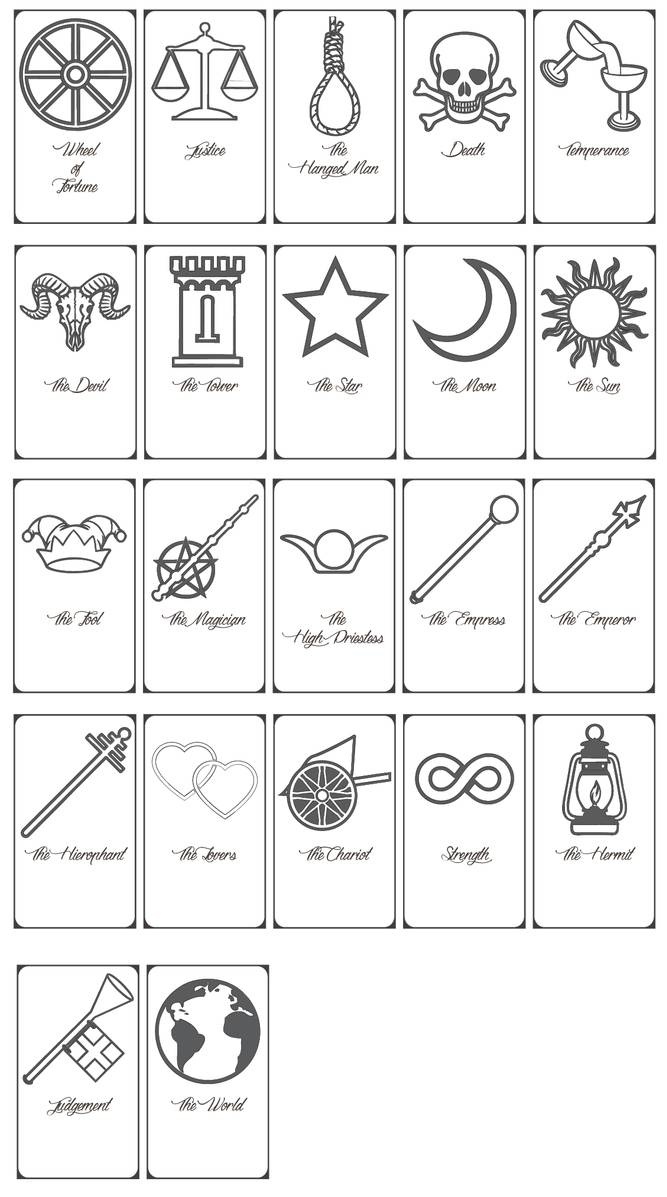 Free Printable Tarot Cards!keniakittykat On Deviantart - Free Printable Tarot Cards