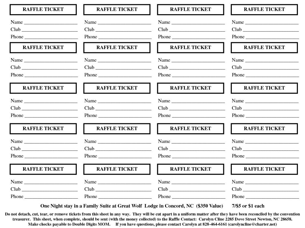 Free Printable Tickets For Drawings - Kaza.psstech.co - Free Printable Tickets