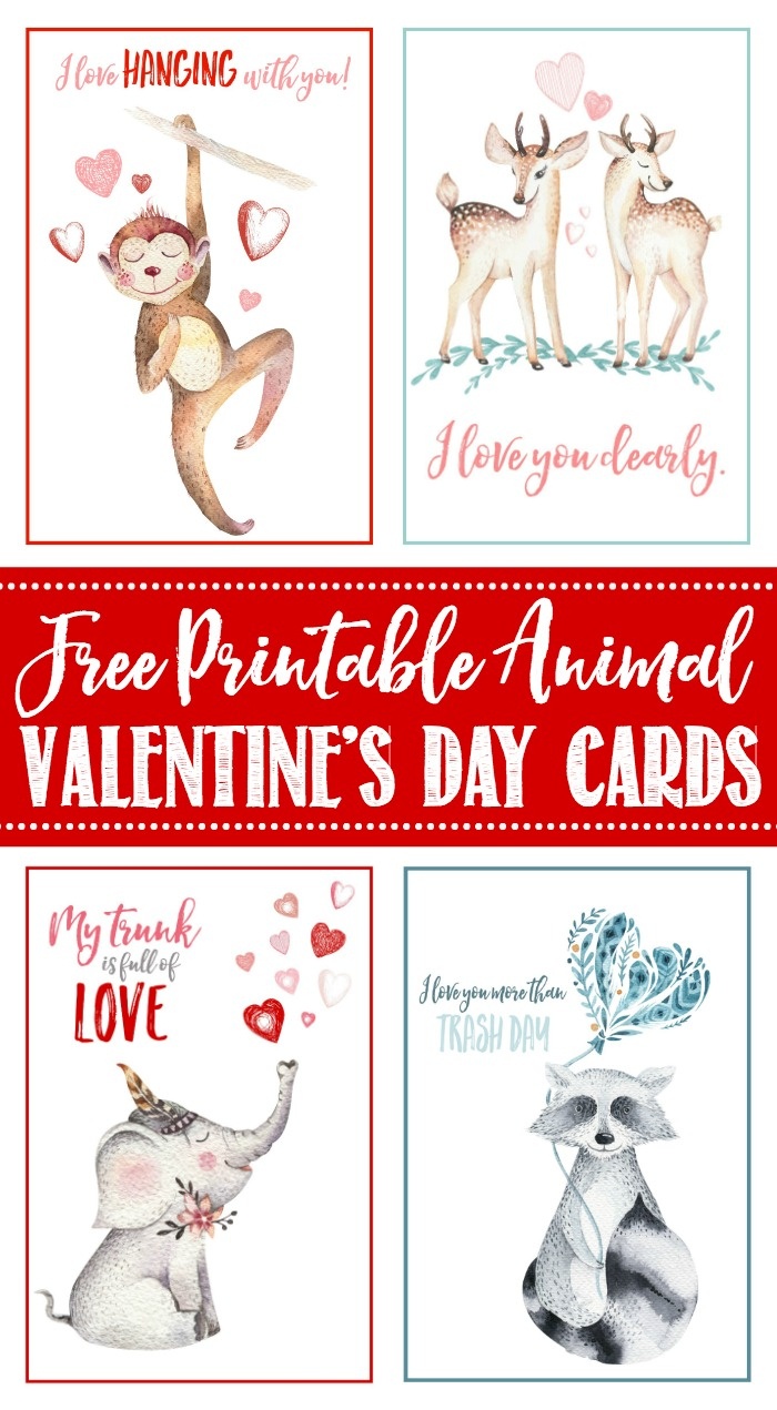 Free Printable Valentine's Day Cards And Tags - Clean And Scentsible - Free Printable Childrens Valentines Day Cards
