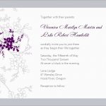 Free Printable Wedding Invitation Templates For Microsoft Word   Free Printable Wedding Invitation Templates For Word