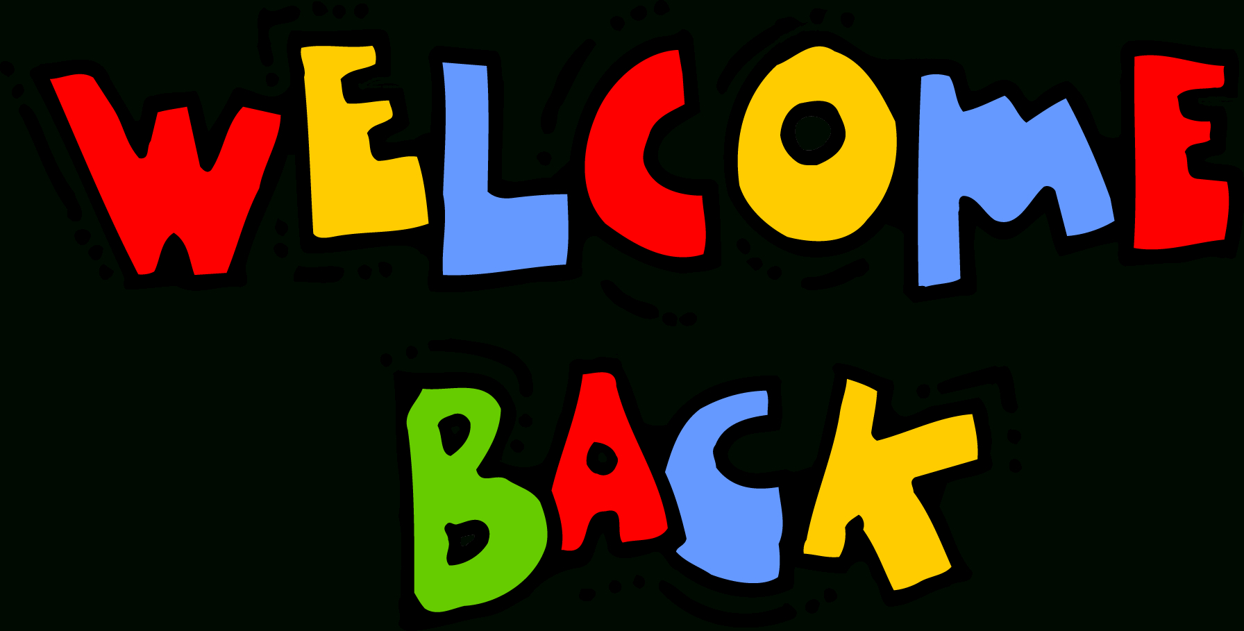 Free Printable Welcome Back Sign