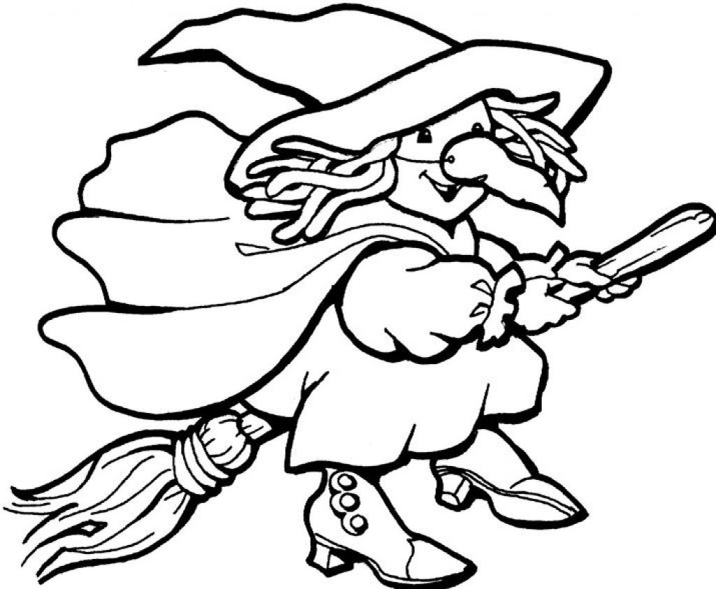 Free Printable Witch Coloring Pages For Kids - Free Printable Pictures Of Witches