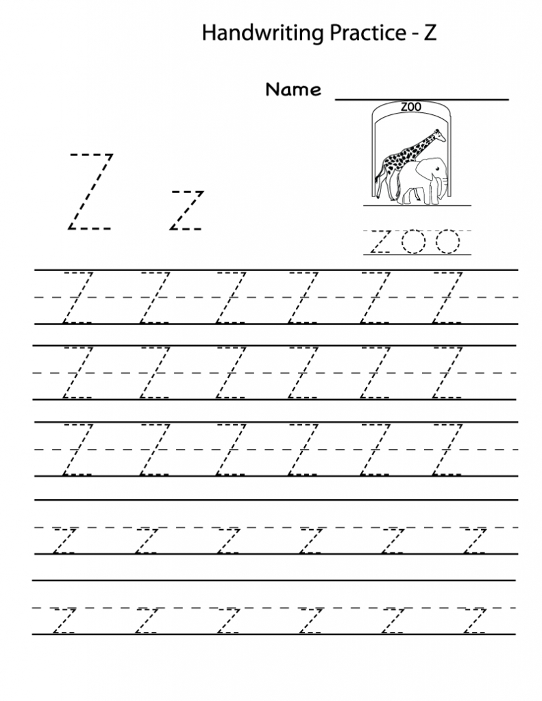 Free Printable Worksheets For Preschoolers For The Letter Z - Letter Z Worksheets Free Printable
