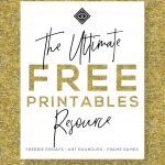 Free Printables • Free Wall Art Roundups • Little Gold Pixel   Free Printable Artwork For Home