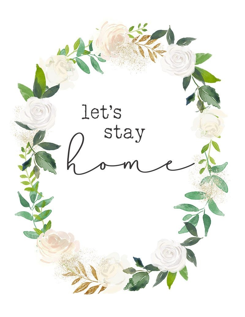 Free Printables - Let&amp;#039;s Stay Home | Best Of The Harper House | Wall - Free Printable Artwork For Home