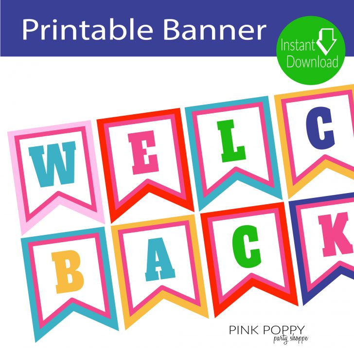 Free Printable Welcome Back Signs For Work