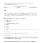Free Residential Real Estate Purchase Agreements   Word | Pdf   Free Printable Real Estate Purchase Agreement