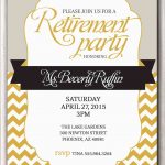 Free Retirement Party Invitation Flyer Templates Astonishing Free   Free Printable Retirement Party Invitations