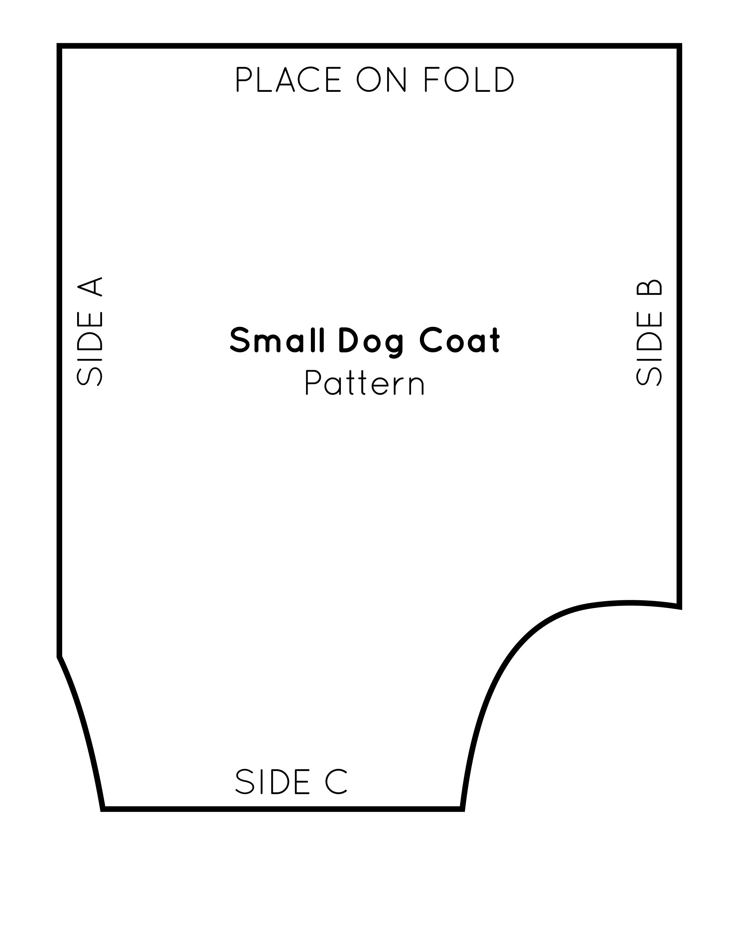 Beginner Downloadable Free Printable Dog Clothes Patterns