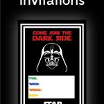 Free Star Wars Party Printables: A No Stress Way To A Galactic Party   Star Wars Invitations Free Printable