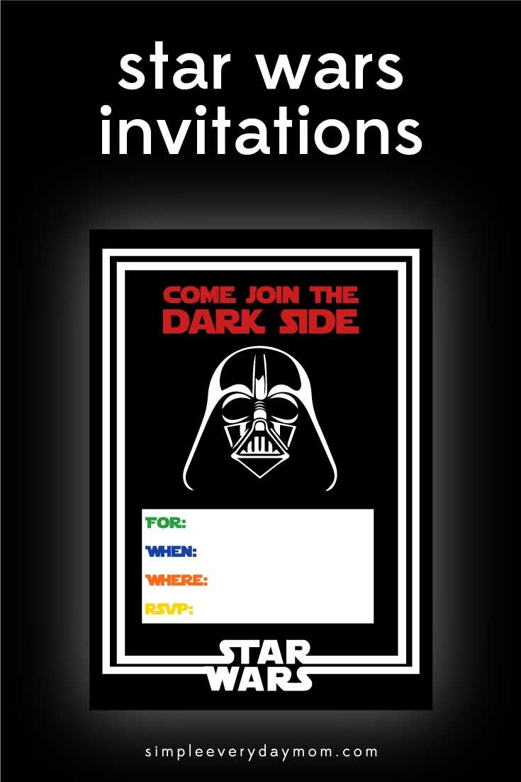 Free Star Wars Party Printables: A No-Stress Way To A Galactic Party - Star Wars Invitations Free Printable