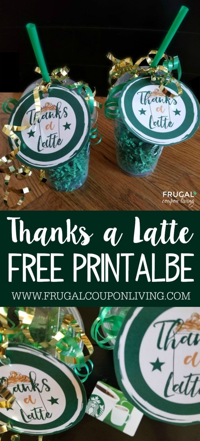 Free Thanks A Latte Printable | Crafty Fun | Teacher Gifts, Thanks A - Thanks A Latte Free Printable Gift Tag