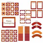 Free Thanksgiving Party Printables From Cupcake Express | Catch My Party   Cupcake Flags Printable Free