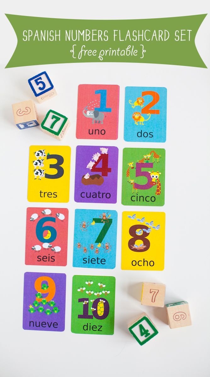 Free Printable Spanish Numbers
