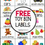 Free Toy Bin Labels   Free Printable Classroom Labels For Preschoolers