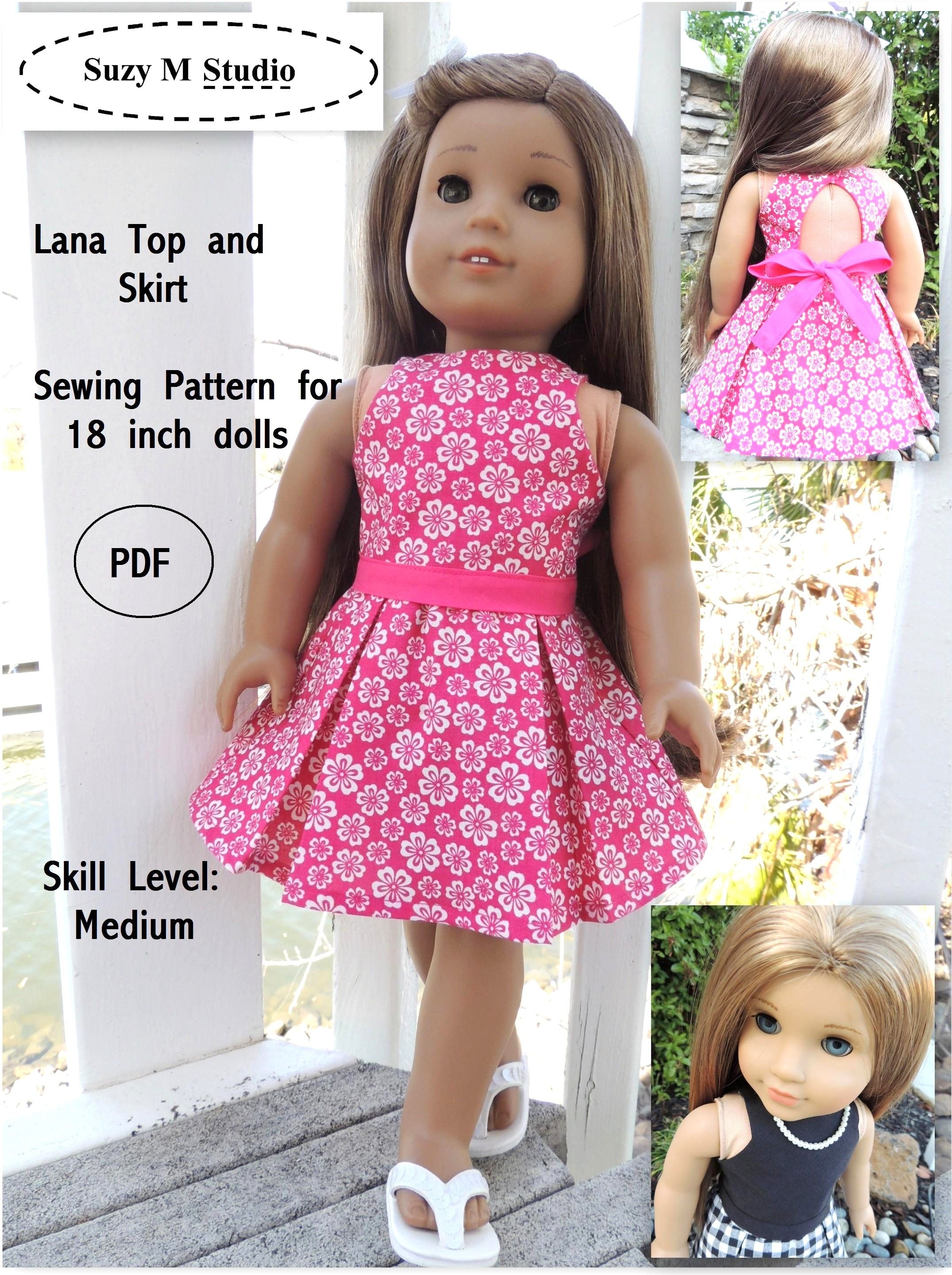 Free Tutorial Pdf | Suzymstudio … | Doll Clothes | Girl … - American Girl Doll Clothes Patterns Free Printable