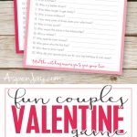 Free Valentines Couples Game Cards   Aspen Jay   Free Valentine Printable Cards For Husband