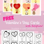 Free Valentine's Day Cards With Scripture For Children | Ultimate   Free Printable Childrens Valentines Day Cards