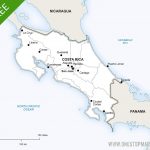 Free Vector Map Of Costa Rica Political | One Stop Map   Free Printable Map Of Costa Rica